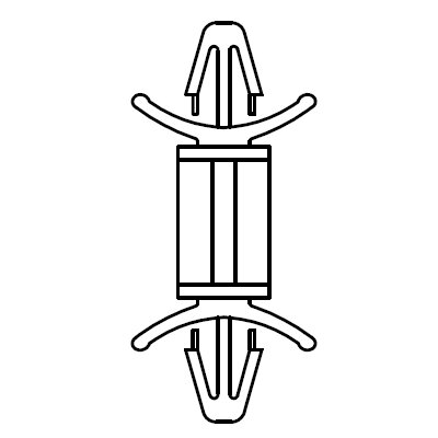 Snap-in spacer 4 mm hole