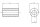 Spacer rollers plastic ID &Oslash; 10.4 mm for thread M10 length 10 mm