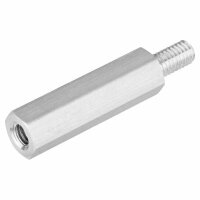 Spacer bolt aluminum internal/external thread 10 mm M5...