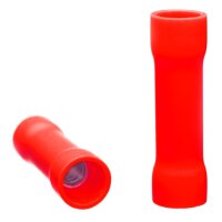 Stoßverbinder, isoliert; 0,5 - 1,5 mm² - rot