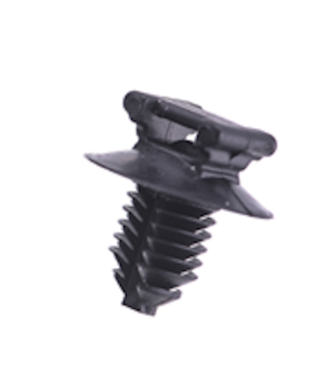 Kabelhalter mit Lamellenfuß, Blechstärke 0,7 bis 3,0 mm