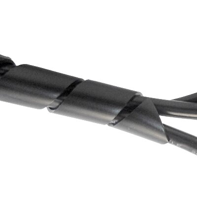 Spiralband schwarz, B&uuml;ndel &Oslash; 9-50 mm