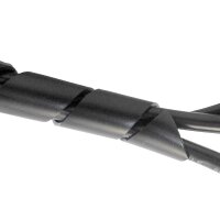 Spiralband schwarz, Bündel Ø 11-70 mm