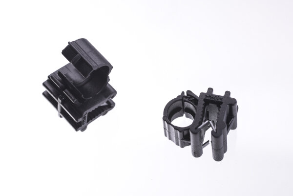 Kabelhalter zur Kantenmontage für Wellrohre (seitlich) 7,5 mm Bündel Ø