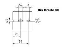 Verdrahtungskanäle DIN 25 x 25 mm grau