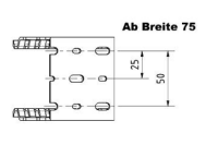 Verdrahtungskanäle DIN halogenfrei 100 x 75 mm grau