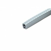 Kantenschutzprofil PVC Klemmbereich 1,0 - 2,5 mm silbergrau